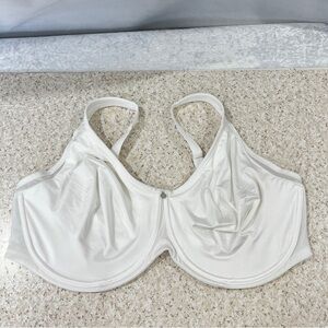 Breezies White Full Coverage Underwire Bra Plus Size 46DDD